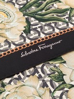 Thumbnail for your product : Ferragamo floral Gancini print scarf