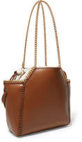 Thumbnail for your product : Stella McCartney The Falabella Reversible Faux Leather Tote - Tan
