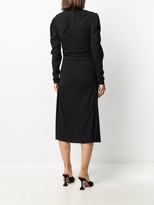 Thumbnail for your product : By Malene Birger Drawstring Side Midi Dress