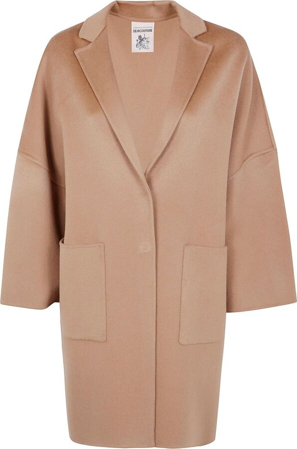 Semi-Couture Semicouture Oversized Double Cloth Coat