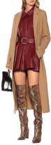 Thumbnail for your product : Paris Texas Snake-effect over-the-knee boots