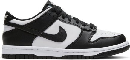 Nike Kids' Dunk Low Shoes Big 3.5 Regular White/Black/White