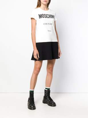 Moschino print T-shirt dress