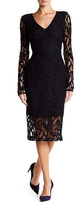 Thumbnail for your product : Rachel Roy Long Sleeve Back Cutout Lace Midi Dress