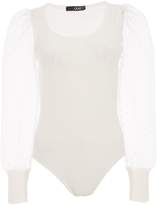 Thumbnail for your product : Quiz Cream Puff Sleeve Bodysuit