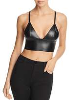 Thumbnail for your product : Aqua Faux Leather Bralette Top - 100% Exclusive