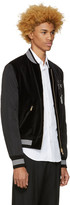 Thumbnail for your product : Dolce & Gabbana Black Embroidered Bomber Jacket