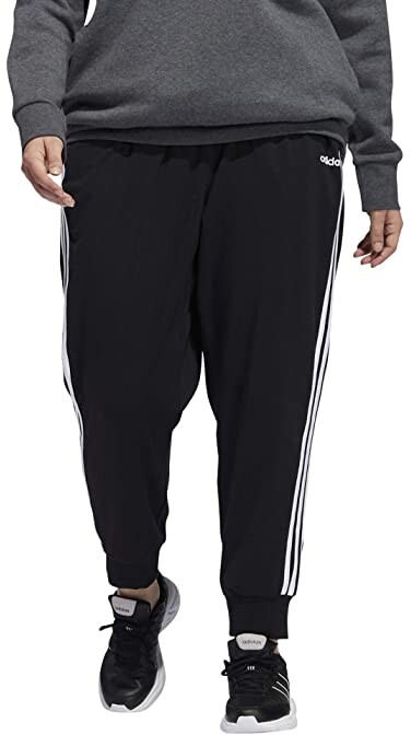 black adidas pants with black stripes