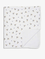 Thumbnail for your product : Ralph Lauren Bear-print cotton blanket