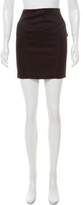 Thumbnail for your product : Blumarine Satin Mini Skirt Black Satin Mini Skirt