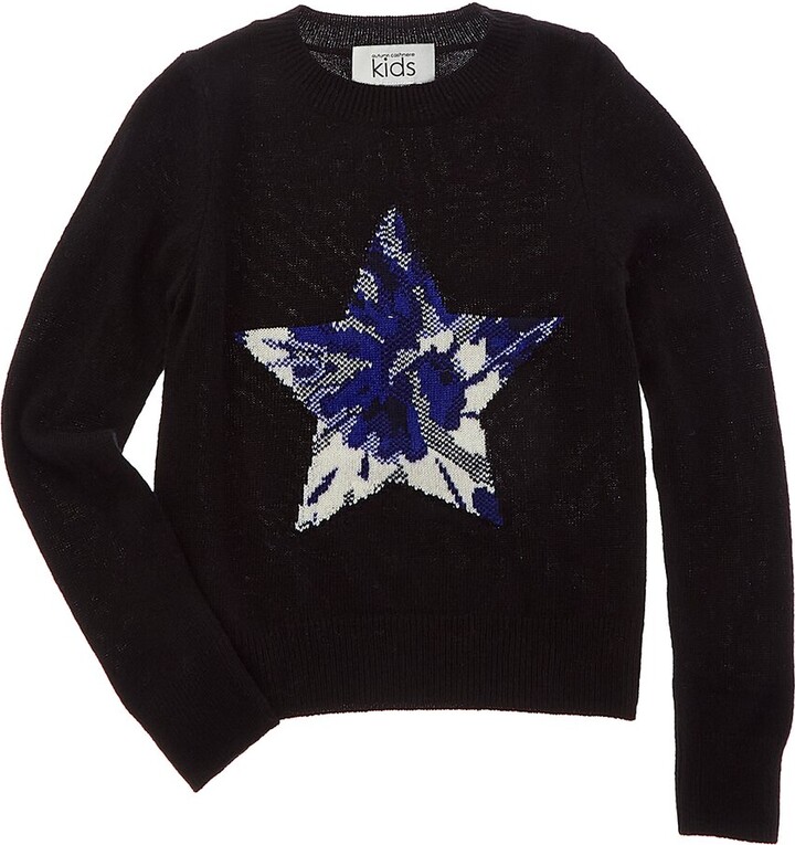 Autumn Cashmere Jacquard Tie-Dye Star Wool & Cashmere-Blend Sweater -  ShopStyle