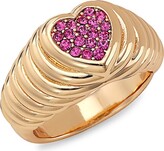 Thumbnail for your product : Dannijo Virgo Goldtone & Glass Crystal Pinky Ring