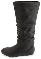 Thumbnail for your product : Charlotte Russe Slouchy Flat Knee-High Boots