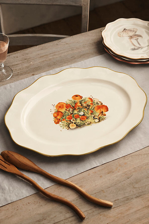 Mushroom Ceramic Serving Platter at Terrain