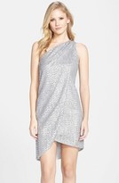 Thumbnail for your product : Halston Sequin One-Shoulder Dress