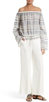Thumbnail for your product : Theory Women's Nadeema Linen Flare Leg Pants