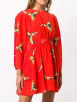 Thumbnail for your product : Diane von Furstenberg bird print mini dress