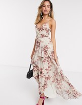 Thumbnail for your product : ASOS DESIGN soft layered maxi dress in rustic floral