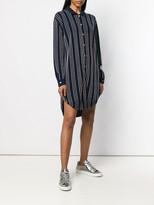 Thumbnail for your product : Barrie Stripe Knitted Shirt Dress