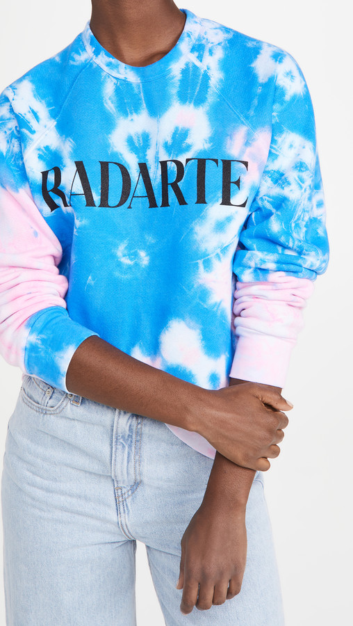 rodarte tie dye sweatshirt