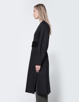 Thumbnail for your product : Lemaire Wrapover Coat in Slate