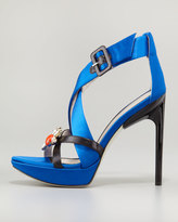 Thumbnail for your product : Jason Wu Marisa Jeweled Platform Sandal, Blue
