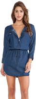 Thumbnail for your product : True Religion Popover Shirt Dress