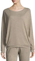 Thumbnail for your product : Neiman Marcus Majestic Paris for Crewneck Cotton/Cashmere Sweatshirt