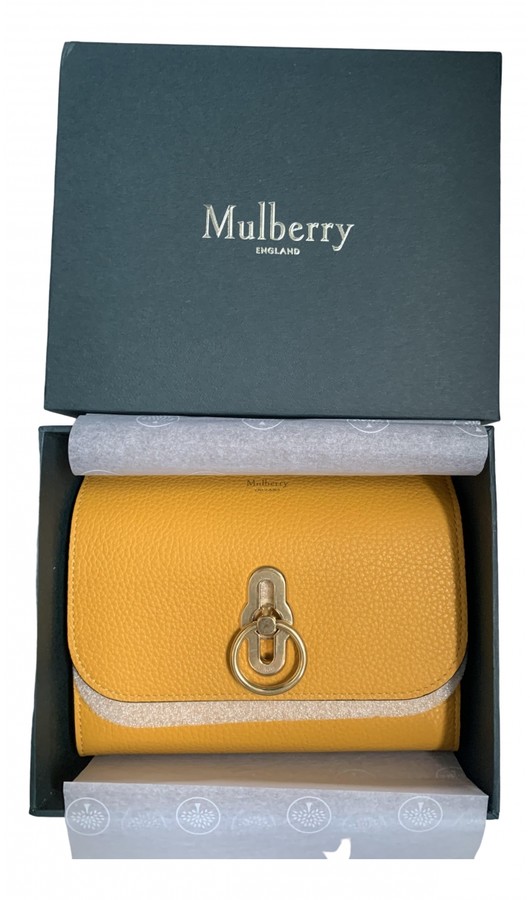 yellow mulberry purse