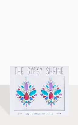 PrettyLittleThing The Gypsy Shrine Confetti Rainbow Body Jewels