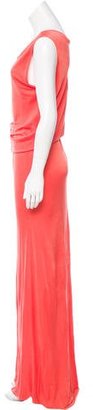 Alexis Slit-Accented Maxi Dress w/ Tags