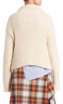 Thumbnail for your product : Cédric Charlier Furry Cable-Knit Turtleneck