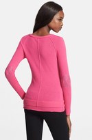 Thumbnail for your product : Autumn Cashmere Cashmere Henley Sweater with Studded Skull Elbows