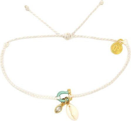 Pura Vida Bonne Chance Cowrie Gold Charm Bracelets