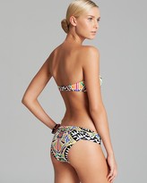 Thumbnail for your product : Mara Hoffman Cosmic Fountain V Wire Bandeau Bikini Top & Cosmic Fountain Ruched Side Bikini Bottom