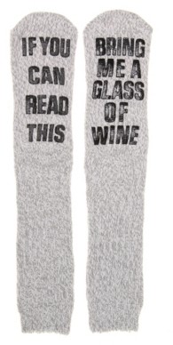 Mix No. 6 Bring Wine Women's Slipper Socks
