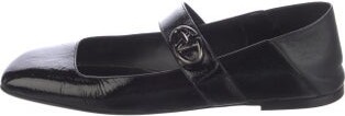 Valentino Leather Mary Jane Flats