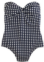Thumbnail for your product : J.Crew Grid dot bandeau tank