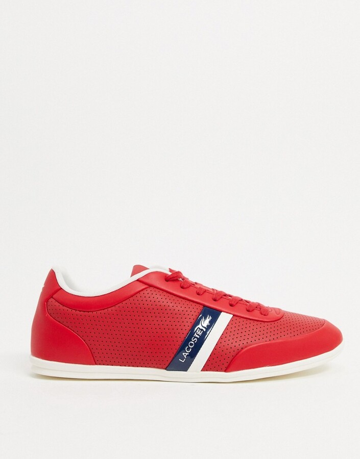 Lacoste Red Men's Sneakers with Cash 