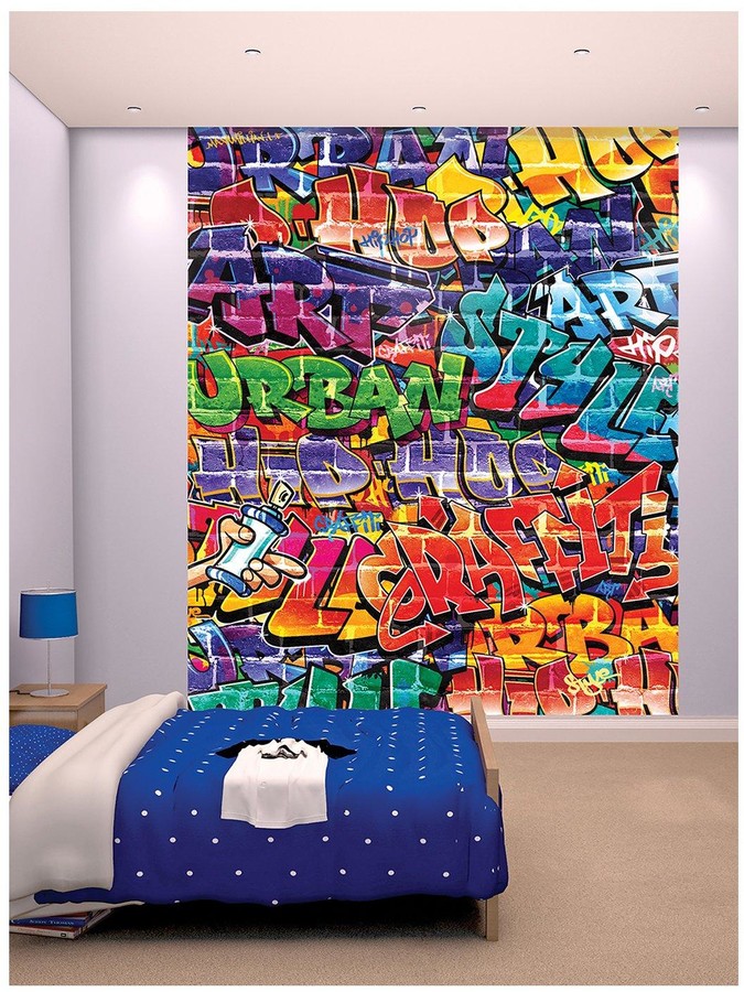 Walltastic Graffiti Wallpaper Mural ShopStyle