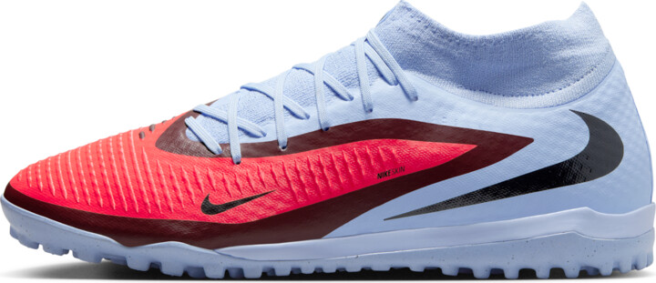 Nike Men's Phantom 6 High Academy Turf Soccer Shoes in Blue | HQ2277-400