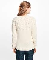 Thumbnail for your product : Brooks Brothers Wool-Cashmere Bobble Crewneck Sweater