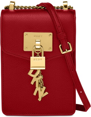 DKNY Elissa Phone Leather Crossbody - ShopStyle Shoulder Bags