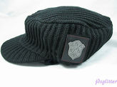 Thumbnail for your product : GUESS Black Vincent Knit Brim Cap One Size NWT