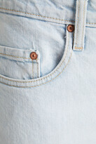 Thumbnail for your product : Nobody Denim Kennedy distressed high-rise straight-leg jeans