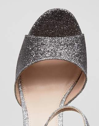 Miss KG Erin Glitter Mirrored Heel Sandals