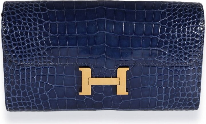 Hermès NEW HERMES CARD HOLDER WRAPPED IN ORANGE MYSORE GOAT LEATHER BOX CARD  Goatskin ref.791663 - Joli Closet