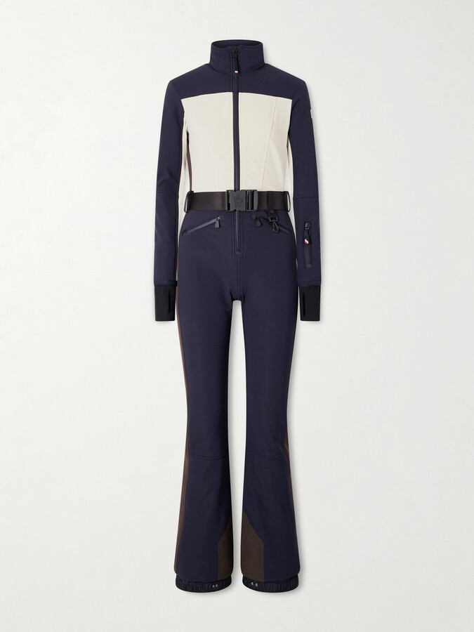 MONCLER GRENOBLE Belted Ski Suit - Blue