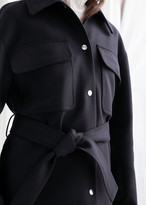 Thumbnail for your product : And other stories Wool Blend Belted Overshirt Jacket