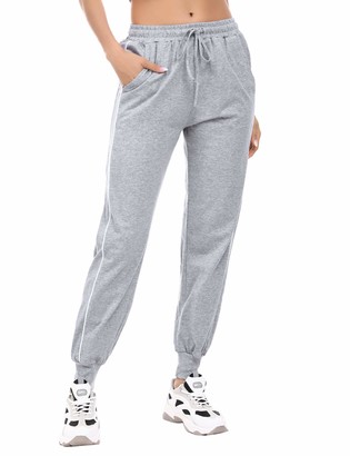 light grey womens joggers
